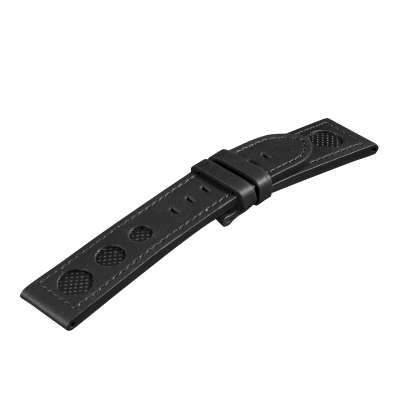 U-Boat Horlogeband 23/22 mm Zwart Leer 1265/Z